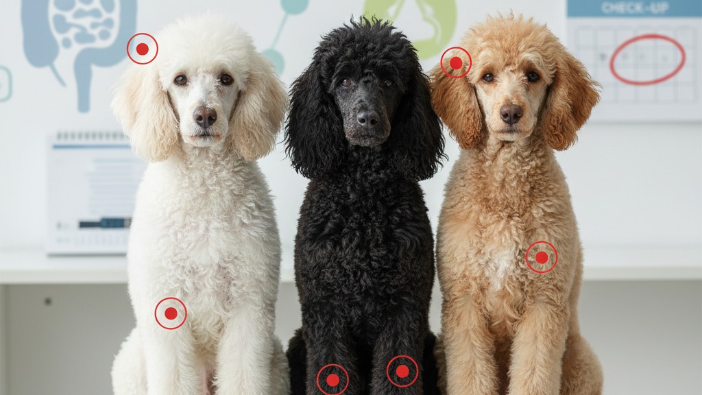 Maladies courantes chez le caniche et comment les prévenir à temps