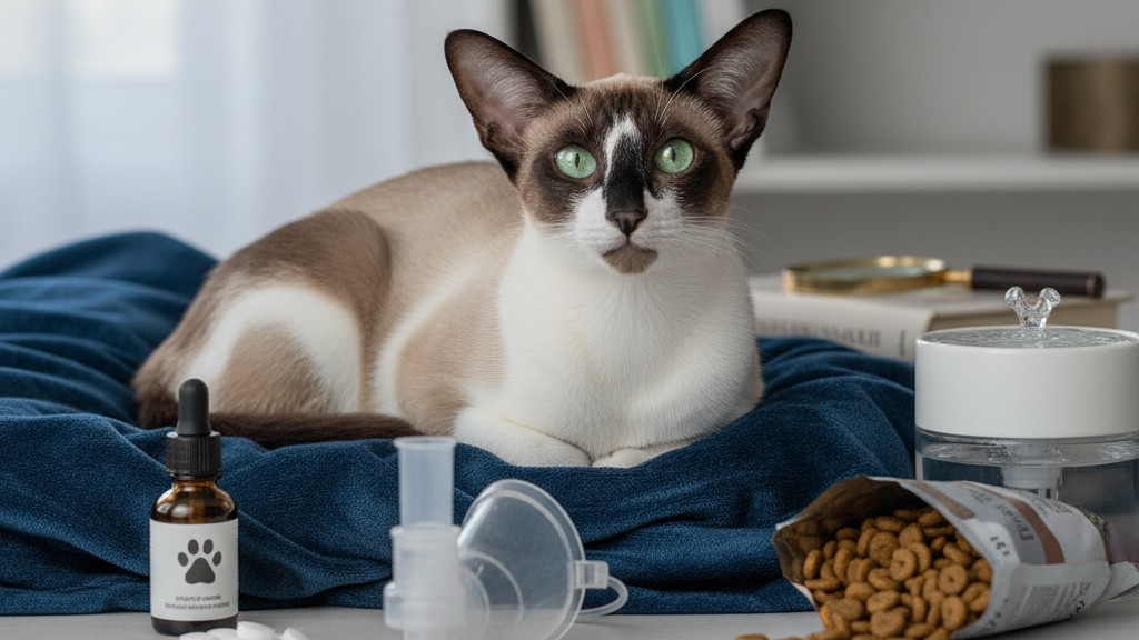 Maladies courantes du chat Oriental à poil court et comment les prévenir