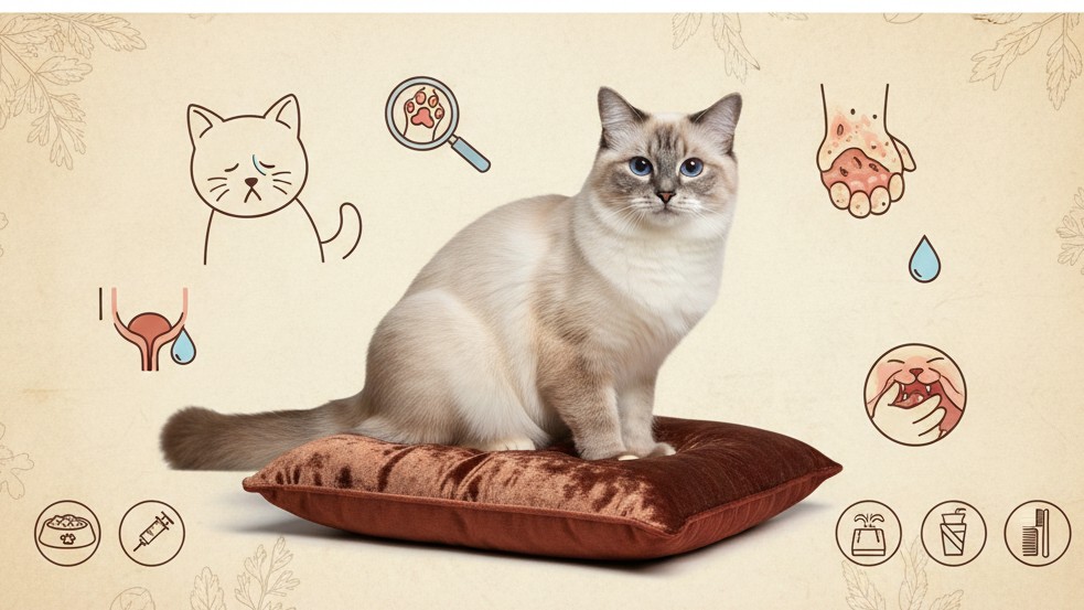 Maladies courantes chez le chat Birman et comment les prévenir
