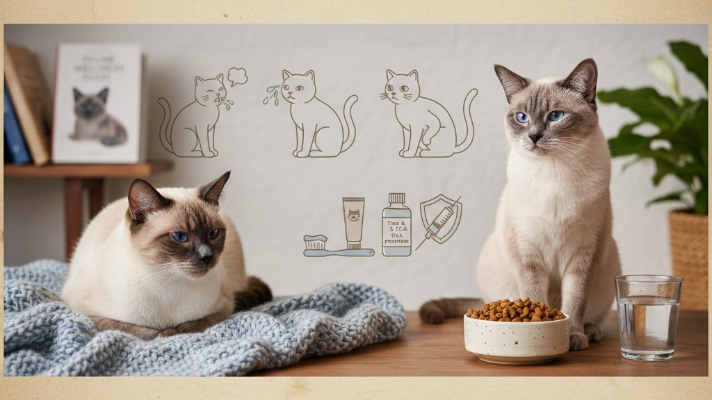 Maladies courantes chez le chat siamois et comment les prévenir