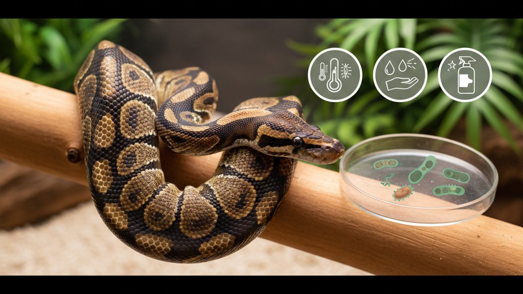Maladies courantes chez les pythons royaux et comment les prévenir efficacement