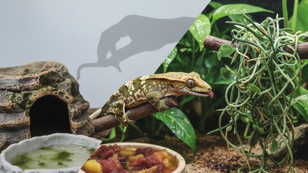 Erreurs courantes dans les soins du Gecko à crête et comment les éviter