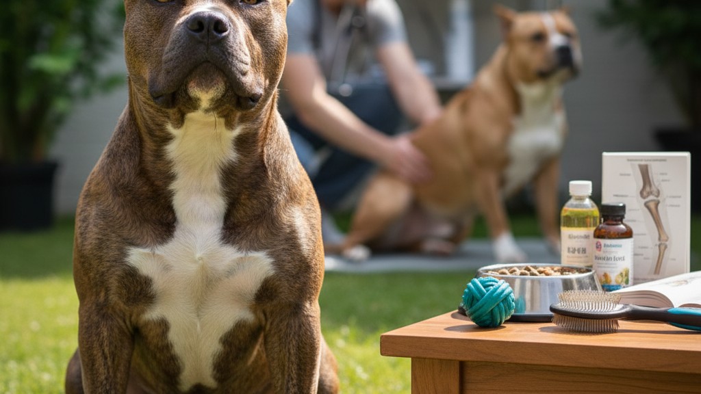 Guide complet des soins spécifiques pour un American Bully en bonne santé