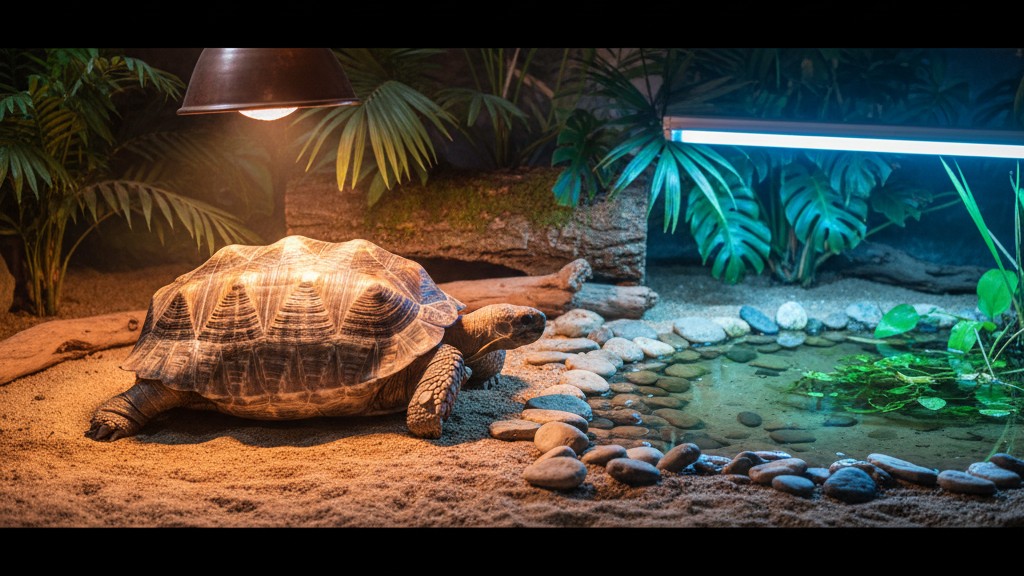 Limportance de la temperature et de lclairage dans lhabitat du galapagos de floride