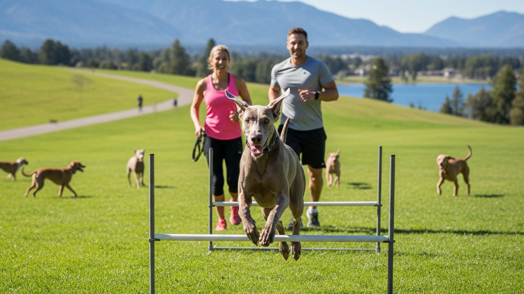 Les meilleurs exercices pour garder votre Weimaraner actif : guide pour propriétaires dynamiques