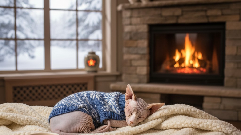 Pourquoi le chat Sphynx nécessite des soins particuliers en hiver ? Conseils pour son bien-être