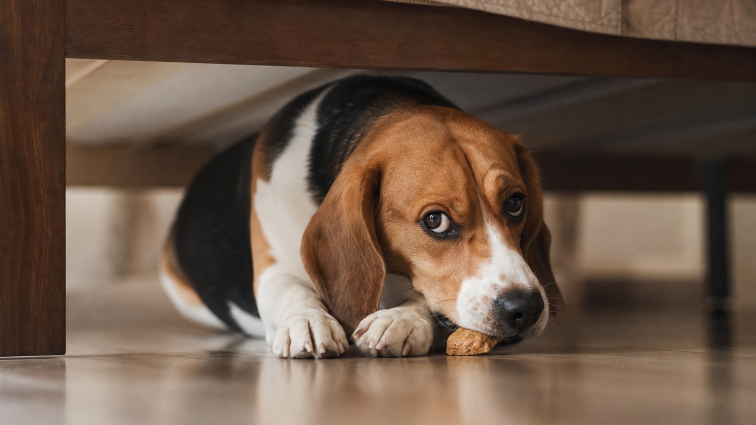 Pourquoi mon chien cache sa nourriture