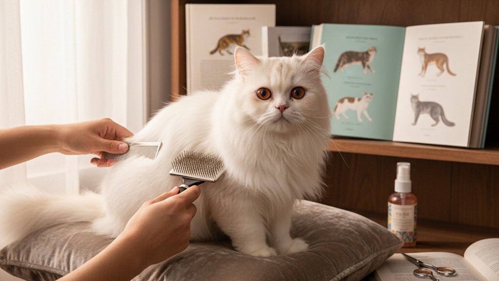 Questions fréquentes sur l'entretien du pelage du chat Persan