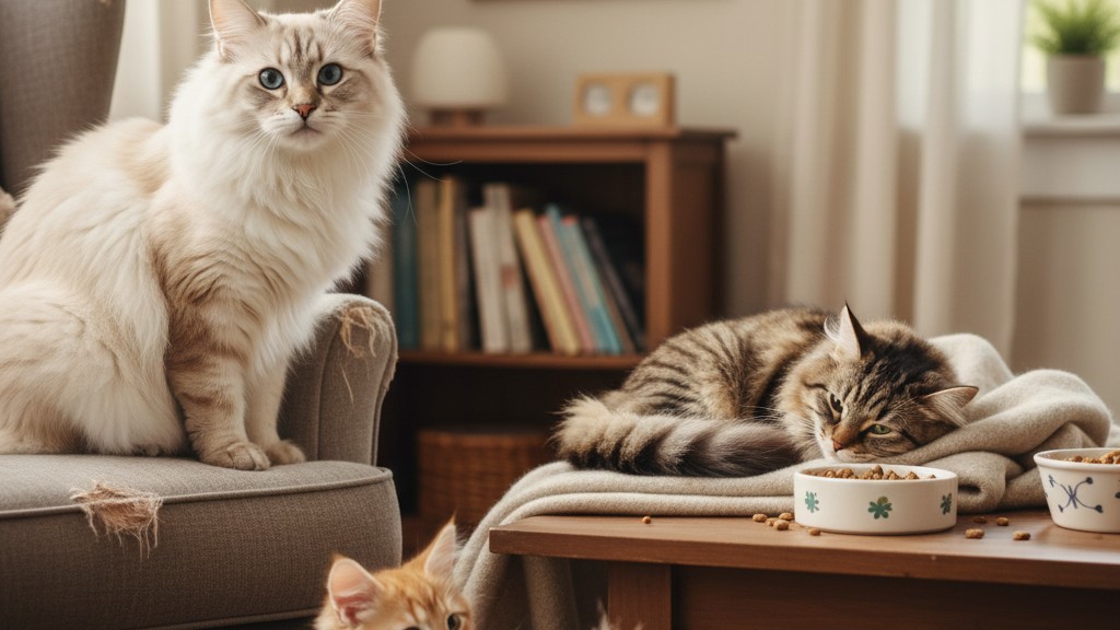 Questions fréquentes sur la cohabitation avec les chats Sibériens