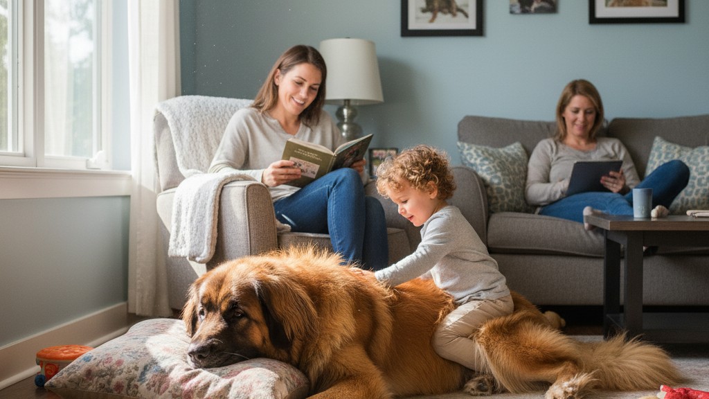 Questions fréquentes sur la cohabitation avec un Leonberger à la maison