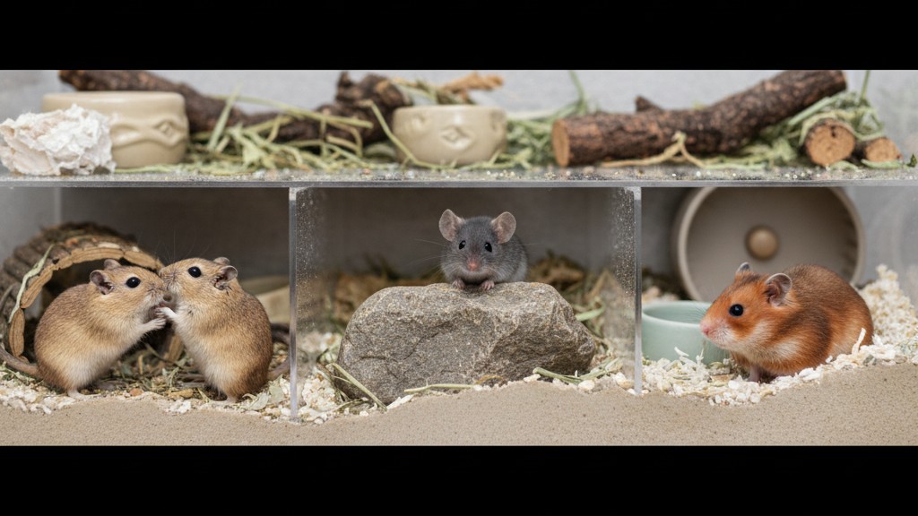 Les jerboas peuvent-ils cohabiter avec d'autres rongeurs ? Guide de compatibilité