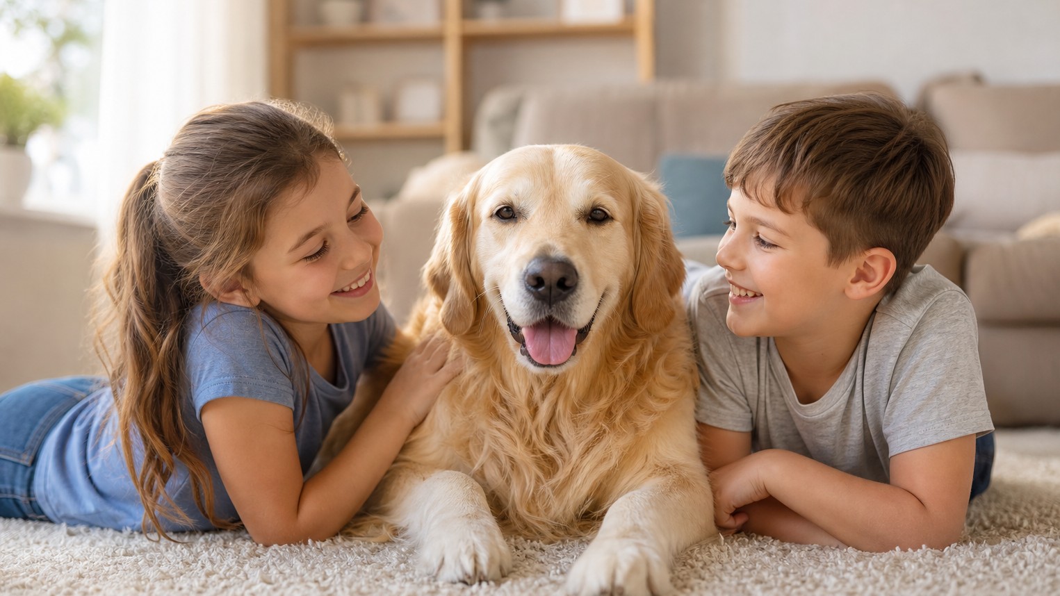 Les races de chiens idéales pour les enfants