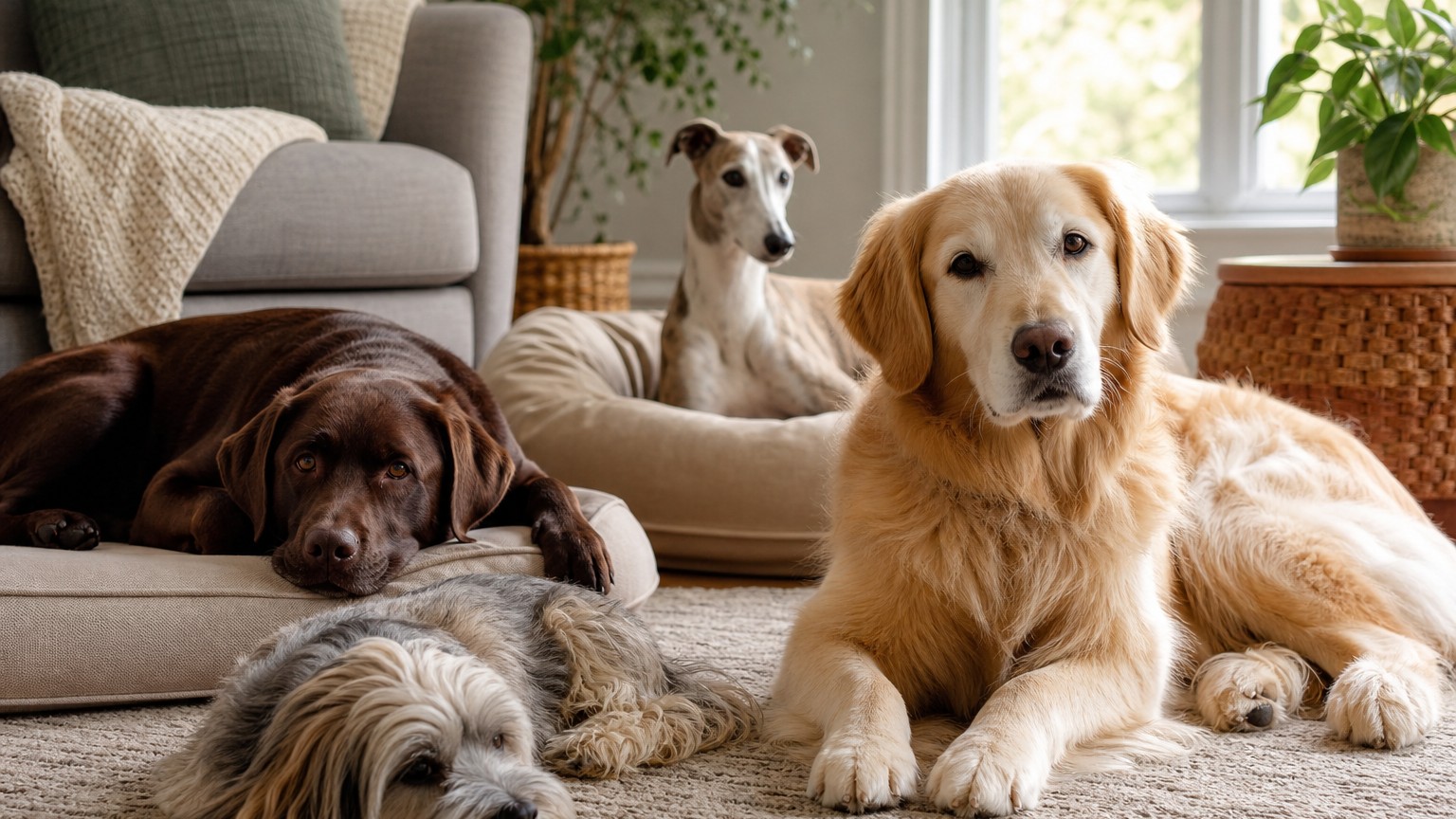 Les races de chiens les plus calmes