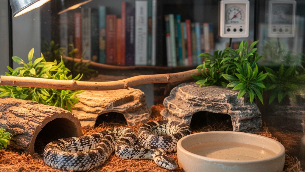 Conditions idéales pour lhabitat de la serpente roi de Californie en captivité
