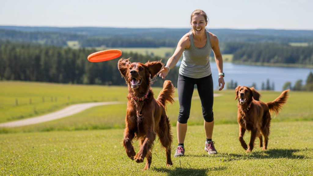 Routine dexercice ideale pour garder votre Irish Setter heureux et actif