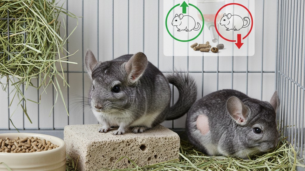 Signes et prévention des maladies courantes chez les chinchillas