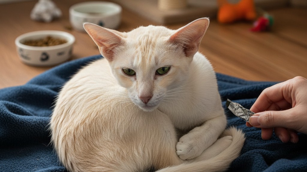 Signes de stress chez le chat Oriental à poil court et comment l'aider