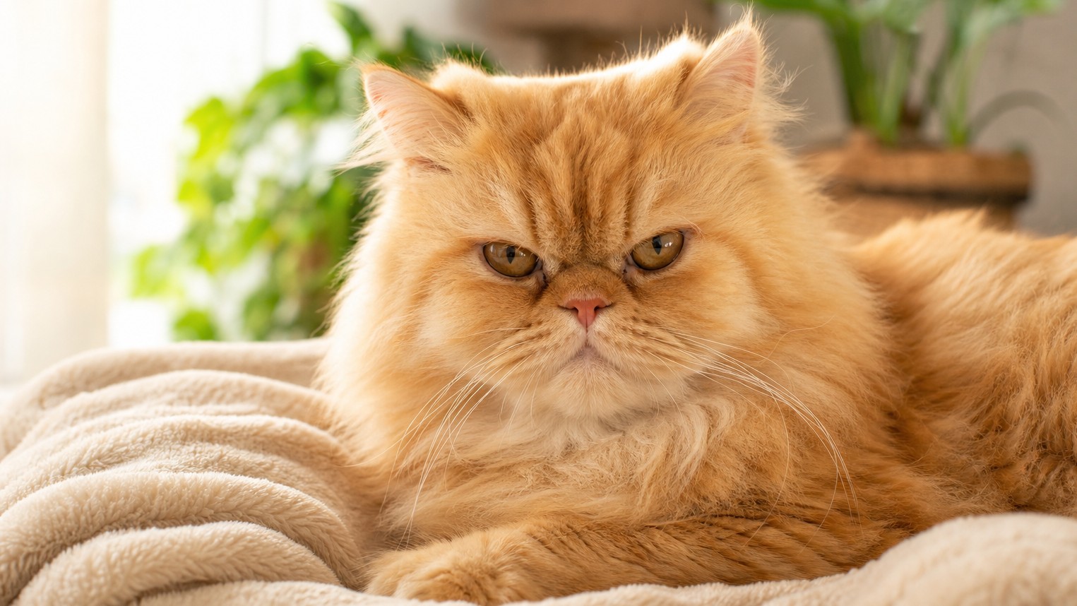 Signes de stress chez le chat Persan et comment l'aider à se détendre