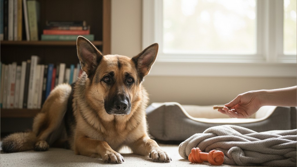 Signes de stress chez le Berger Allemand et comment aider votre chien à se détendre