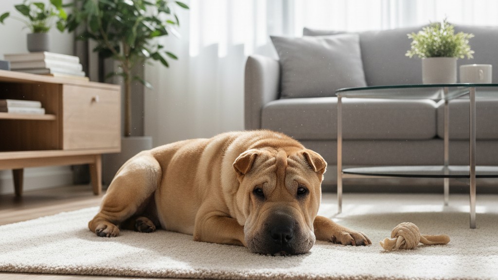 Shar Pei en appartement : conseils essentiels pour une cohabitation heureuse