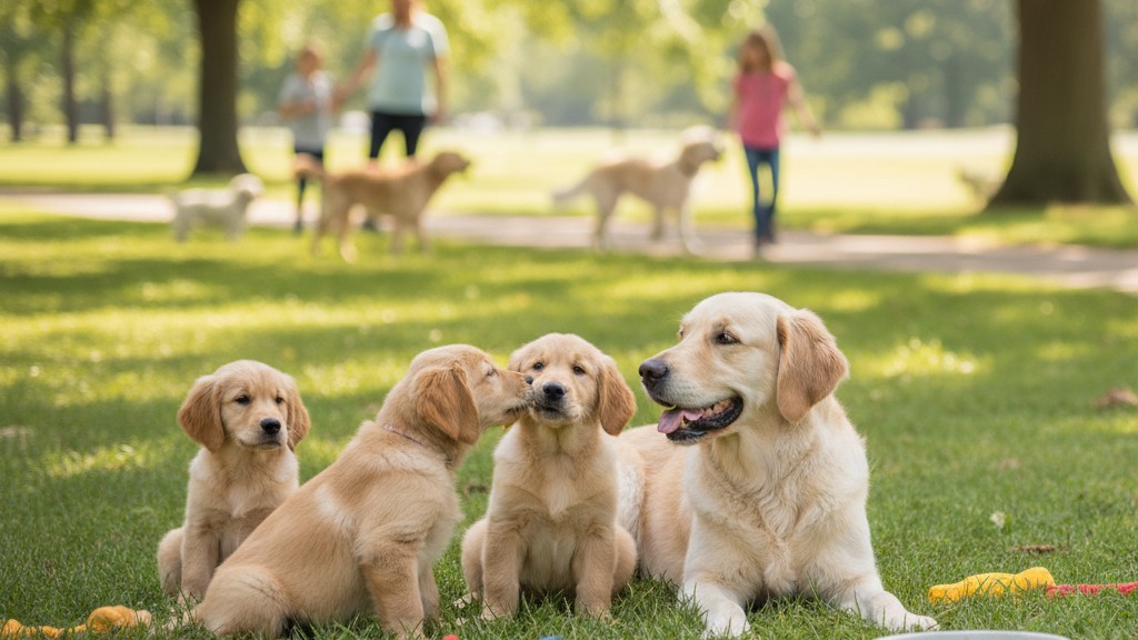 Socialisation précoce du Golden Retriever : clés pour un chien sûr de lui et sociable