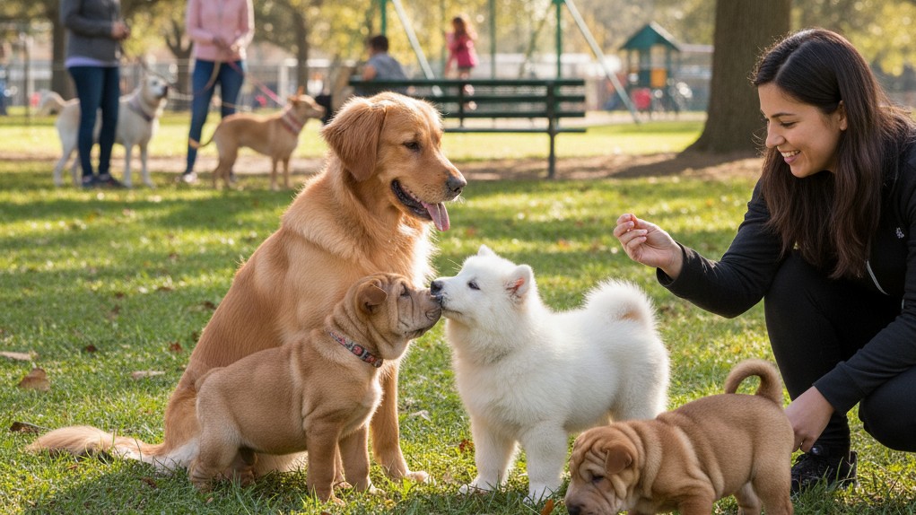 Socialisation précoce du Shar Pei : les clés pour un chien équilibré