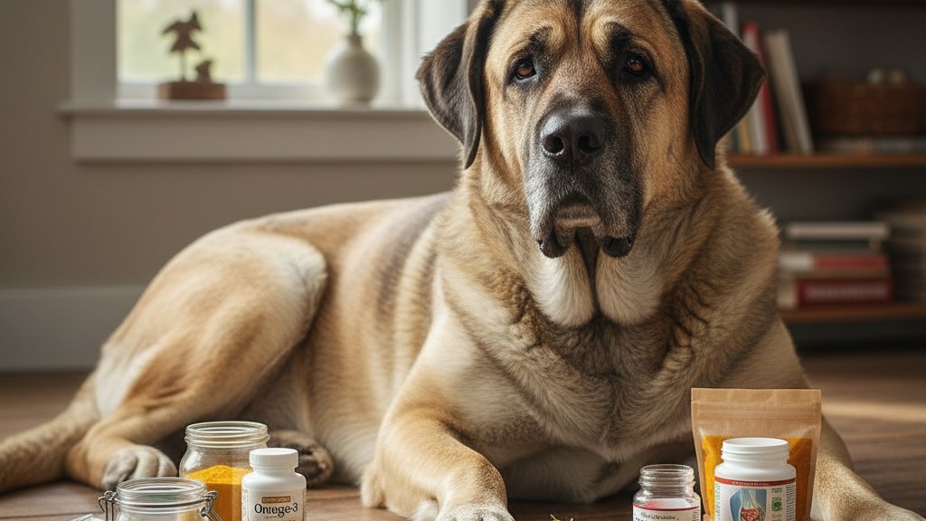 Suppléments naturels bénéfiques pour la santé du Mastiff Espagnol