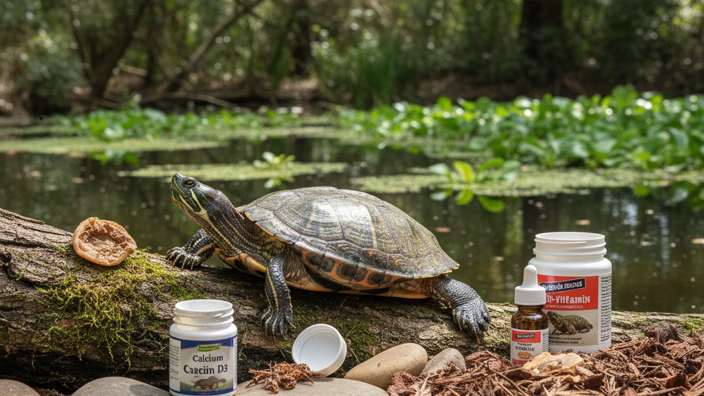 Vitamines et suppléments essentiels pour le bien-être de votre tortue de Floride
