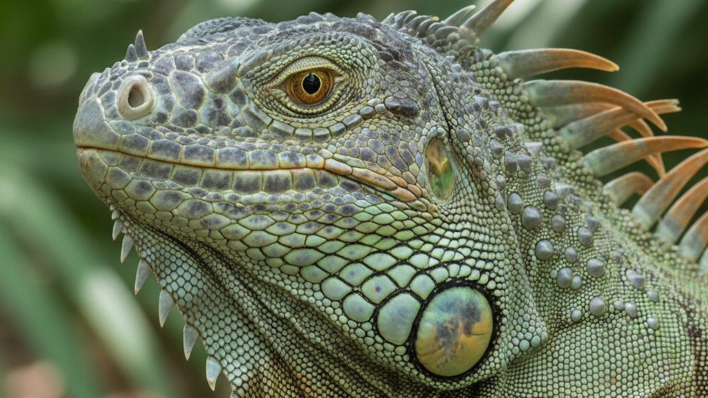 Iguane vert