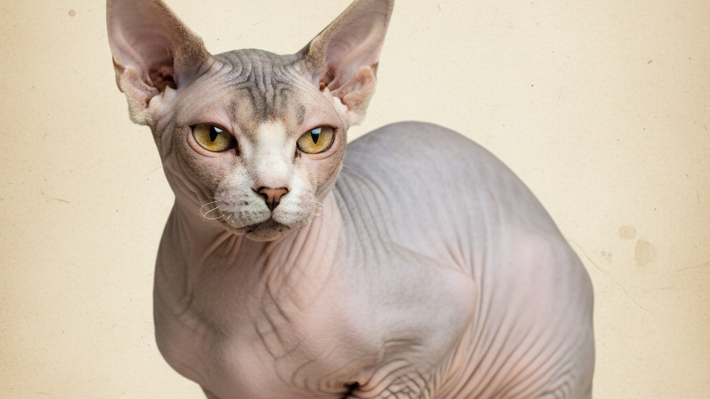 Sphynx sans poils