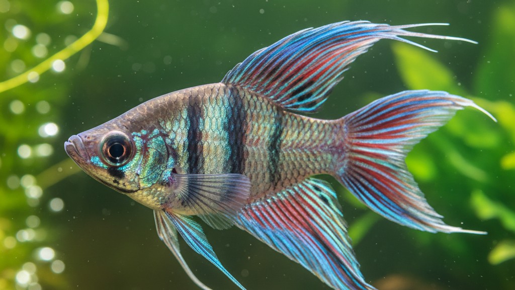 Poisson paradis (Macropodus opercularis)