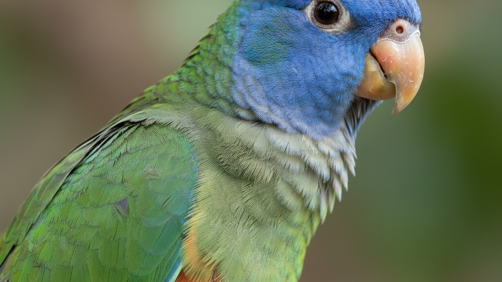 Perroquet à tête bleue