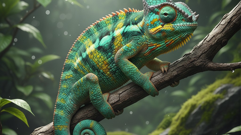 Caméléon de Parson
