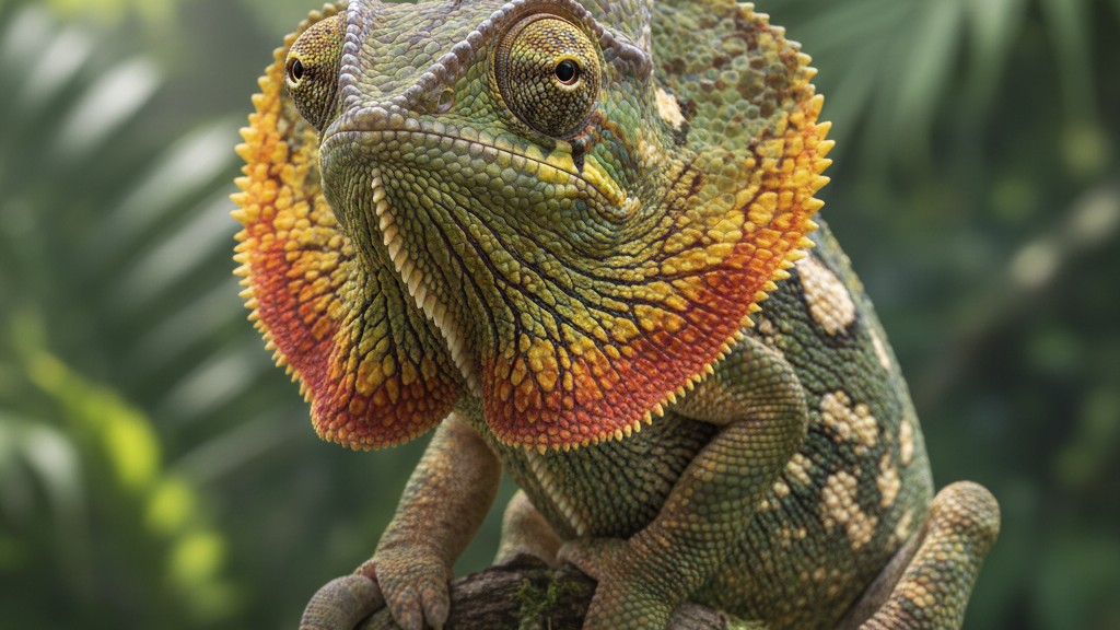 Caméléon à œil de grenouille