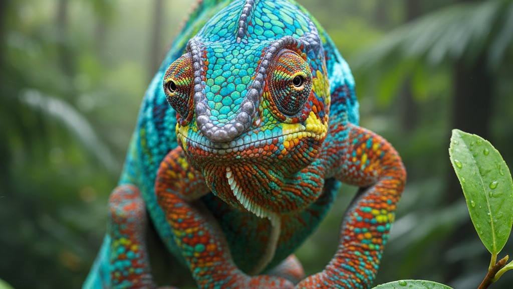Caméléon panthère
