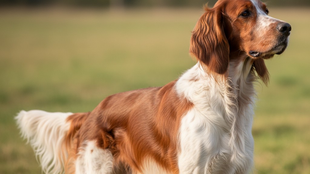 Setter irlandais rouge et blanc