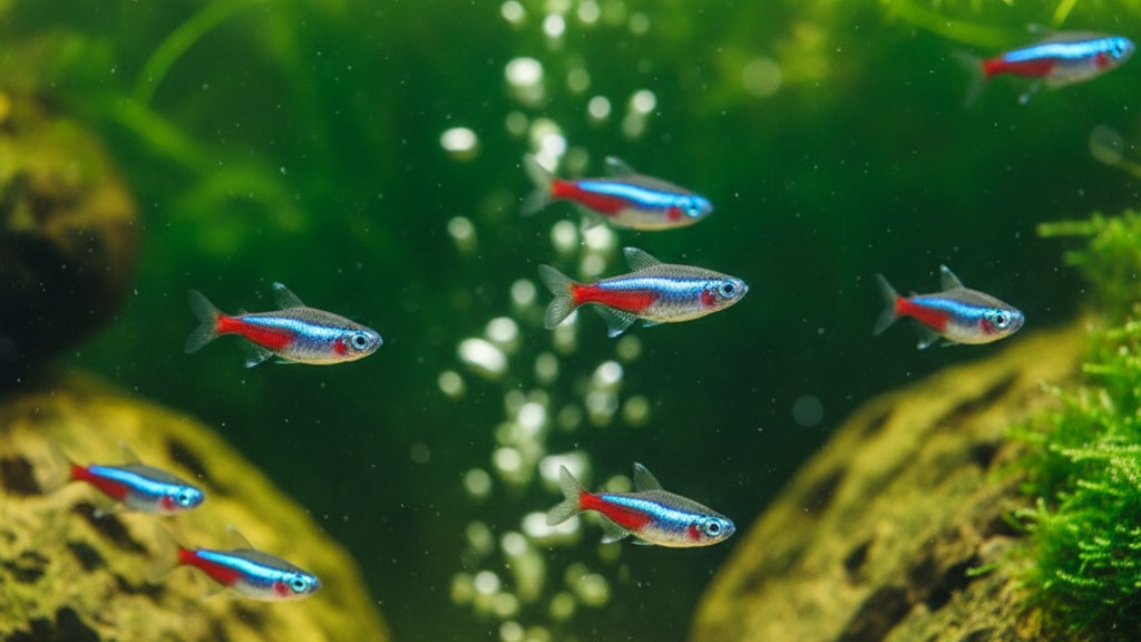 Poisson Tetra Néon Bleu