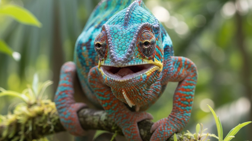 Caméléon panthère