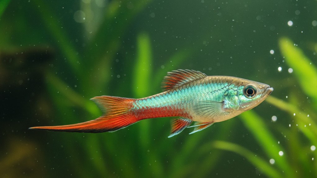 Poisson épée (Xiphophorus hellerii)