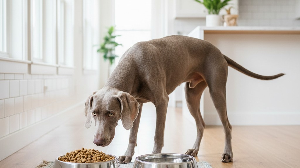 Alimentation du Weimaraner : régime équilibré et conseils pratiques