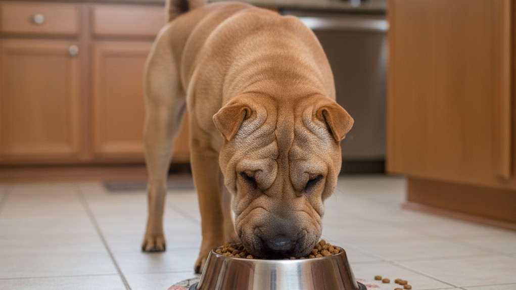 Alimentation équilibrée pour un Shar Pei en bonne santé