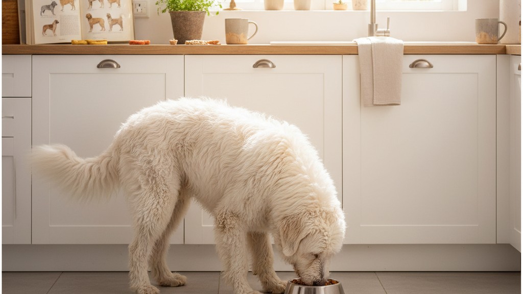 Alimentation équilibrée pour un Komondor en bonne santé