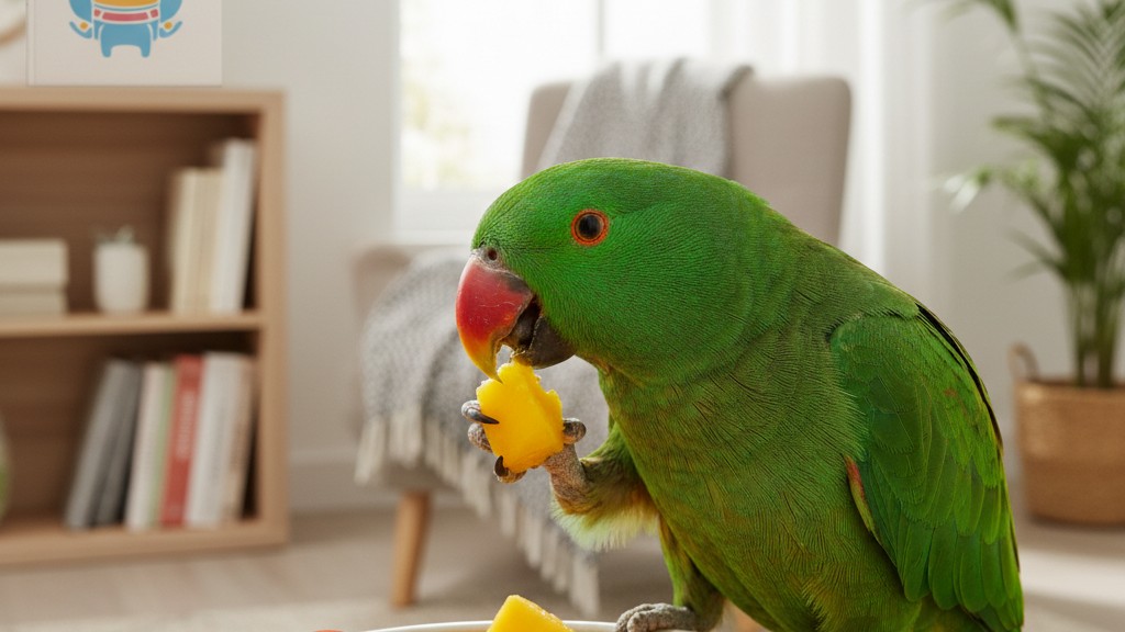 Alimentation équilibrée pour le Perro Eclectus Vert