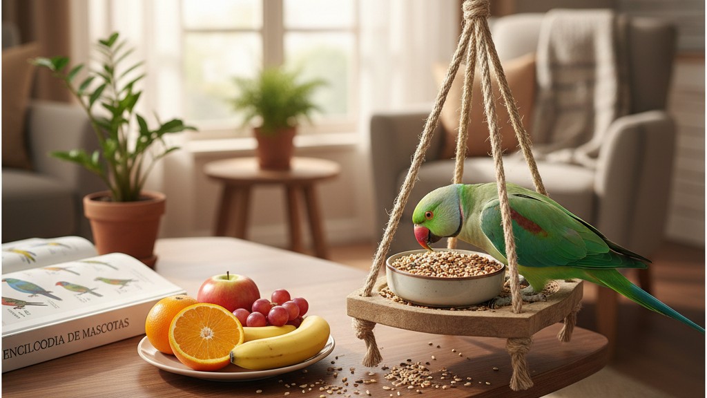 Alimentation idéale pour le Perroquet à Collier