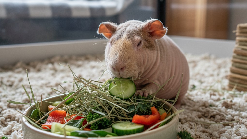 Alimentation équilibrée pour la Cobaya Skinny