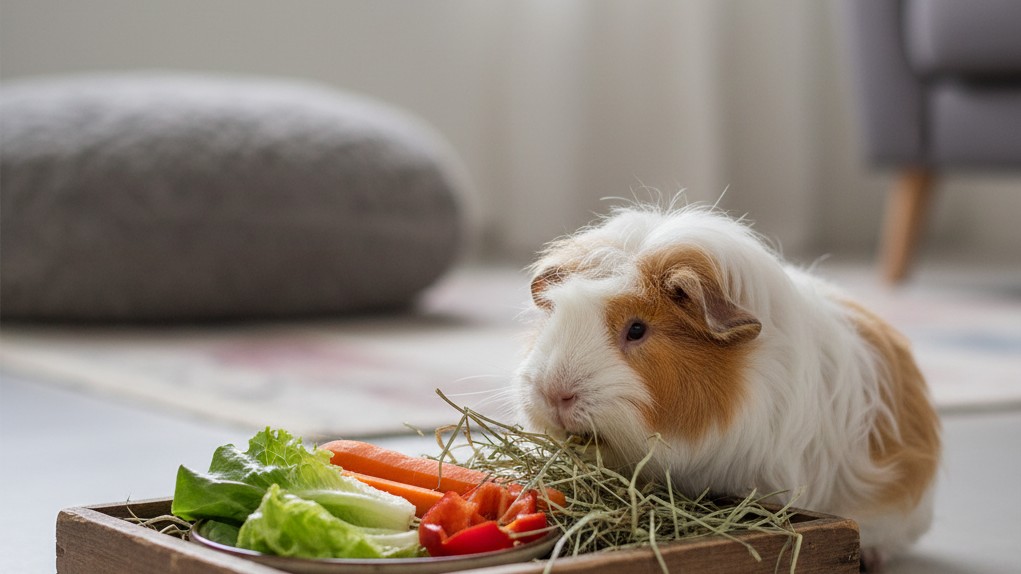 Alimentation équilibrée pour le cobaye Merino
