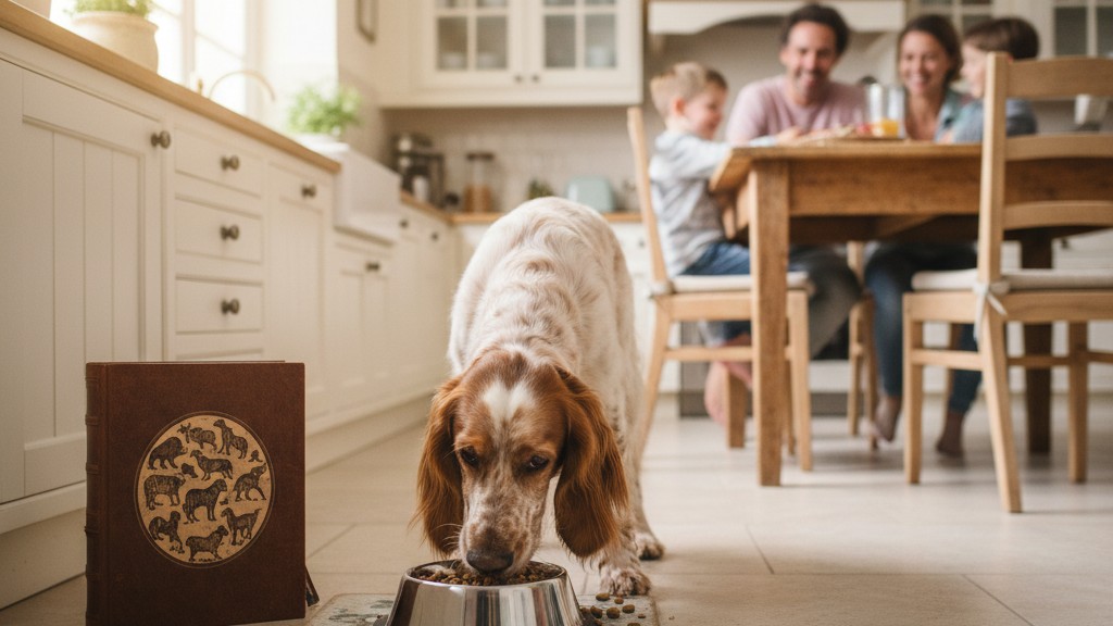 Alimentation adaptée et routine alimentaire pour le Setter anglais