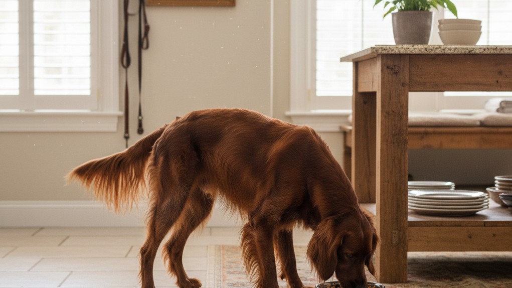 Alimentation adaptée pour un Setter Irlandais en bonne santé
