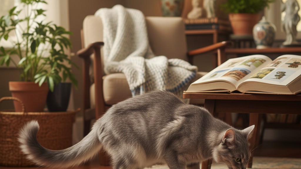 Alimentation adaptée pour un chat Nebelung en bonne santé