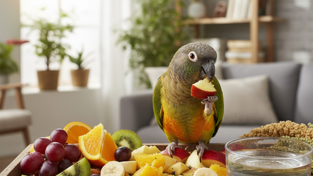 Alimentation équilibrée pour un Loro senegal en bonne santé
